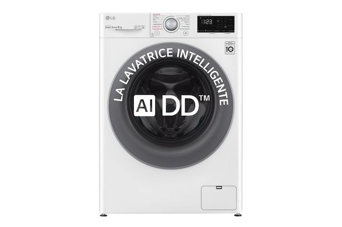 Foto frontale della lavatrice LG F2WV3S7S4E